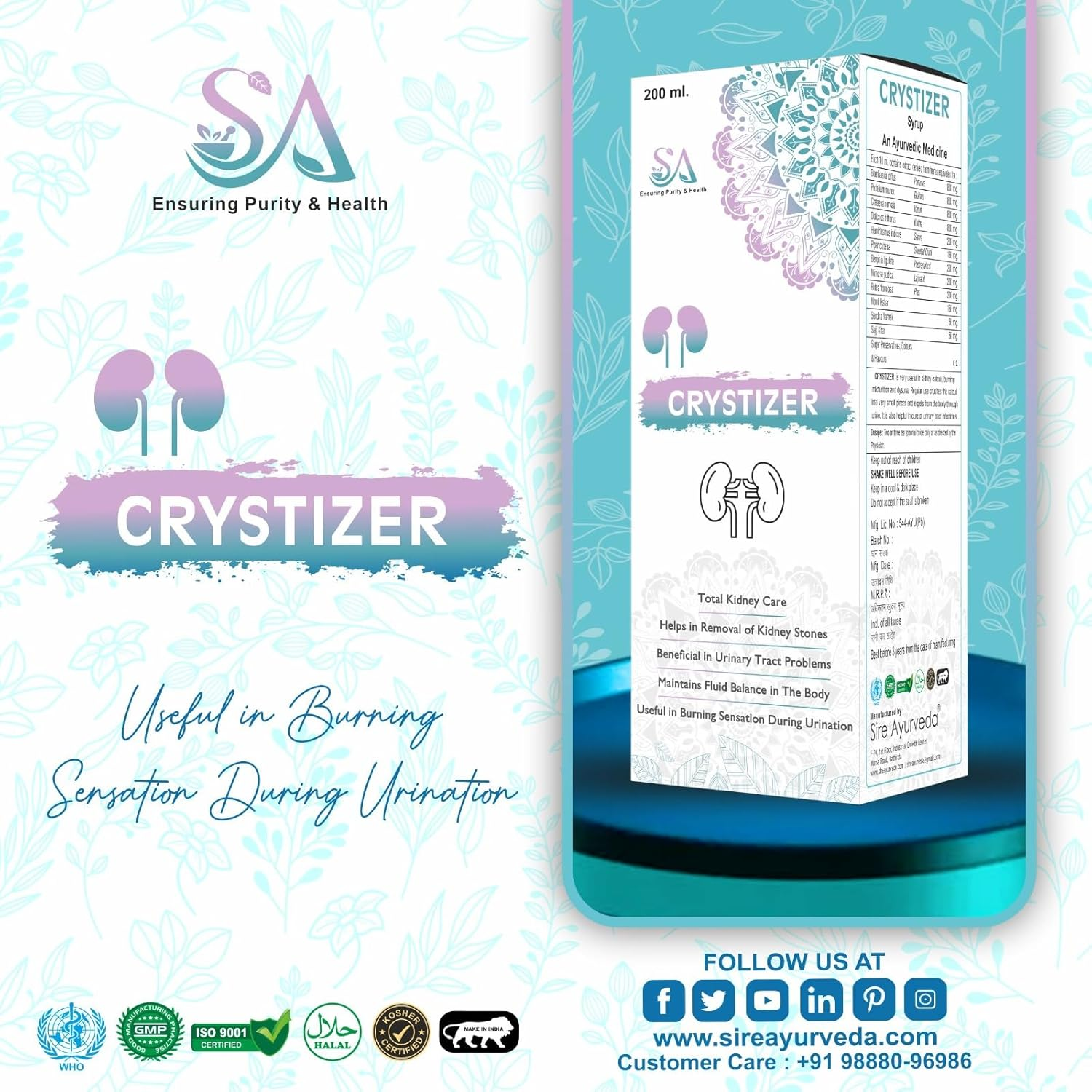 CRYSTIZER Medicine For Urinary Track Infection - Image 4