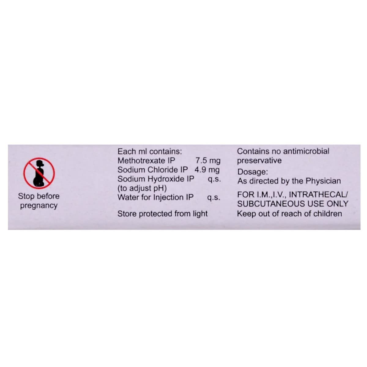 Folitrax 7.5mg Injection