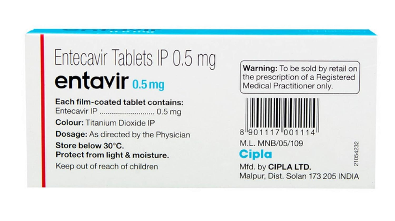 Entavir 0.5mg Tablet - Image 4