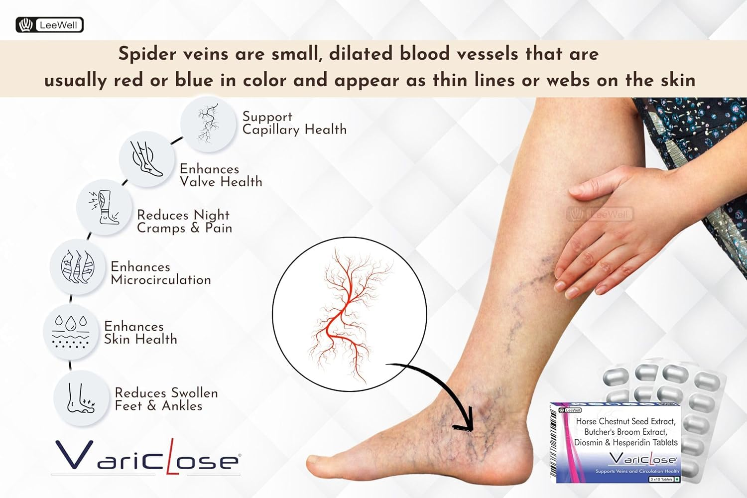 Varicose Vein Support and Restless Legs Circulation Flow - Image 8
