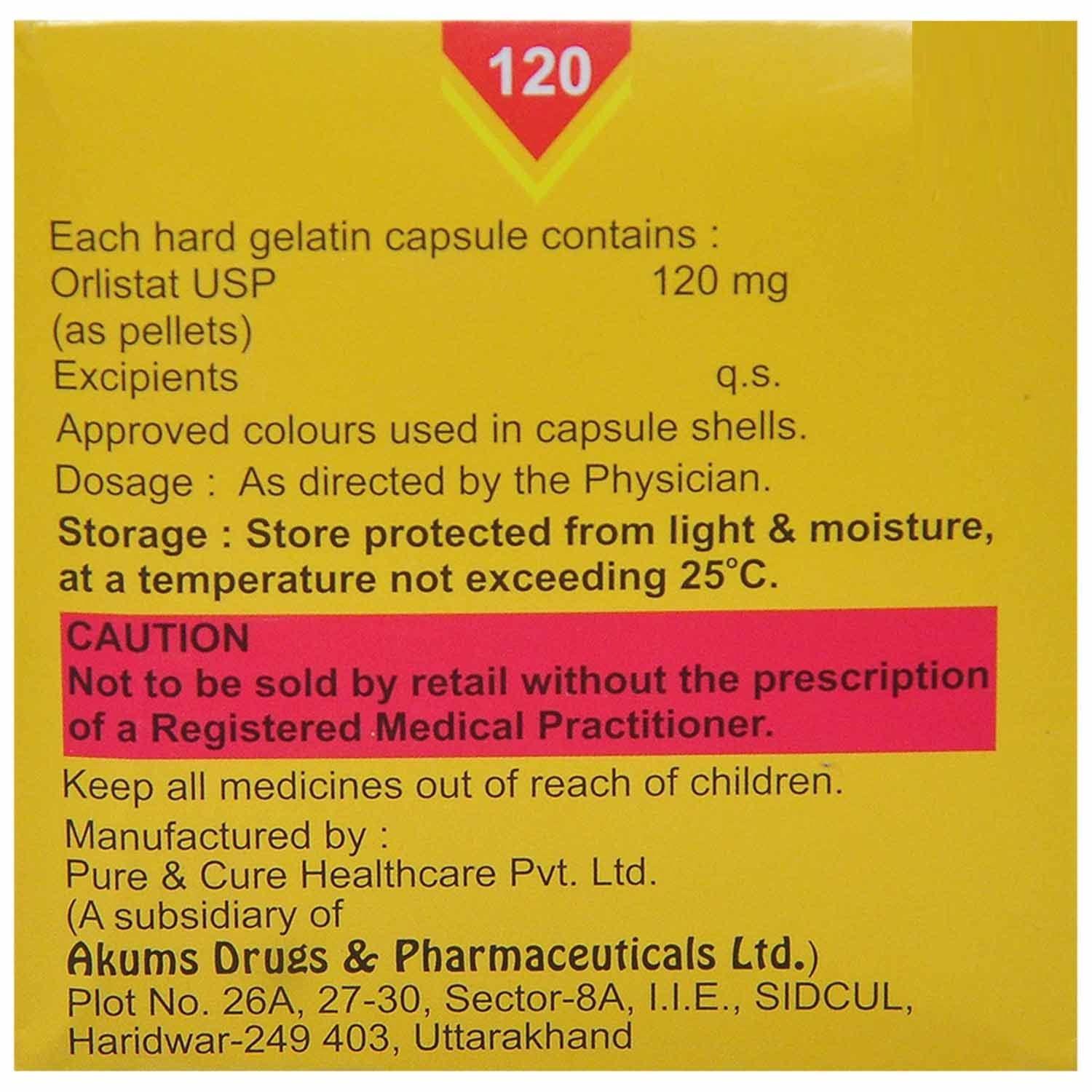 Obezita 120mg Capsule