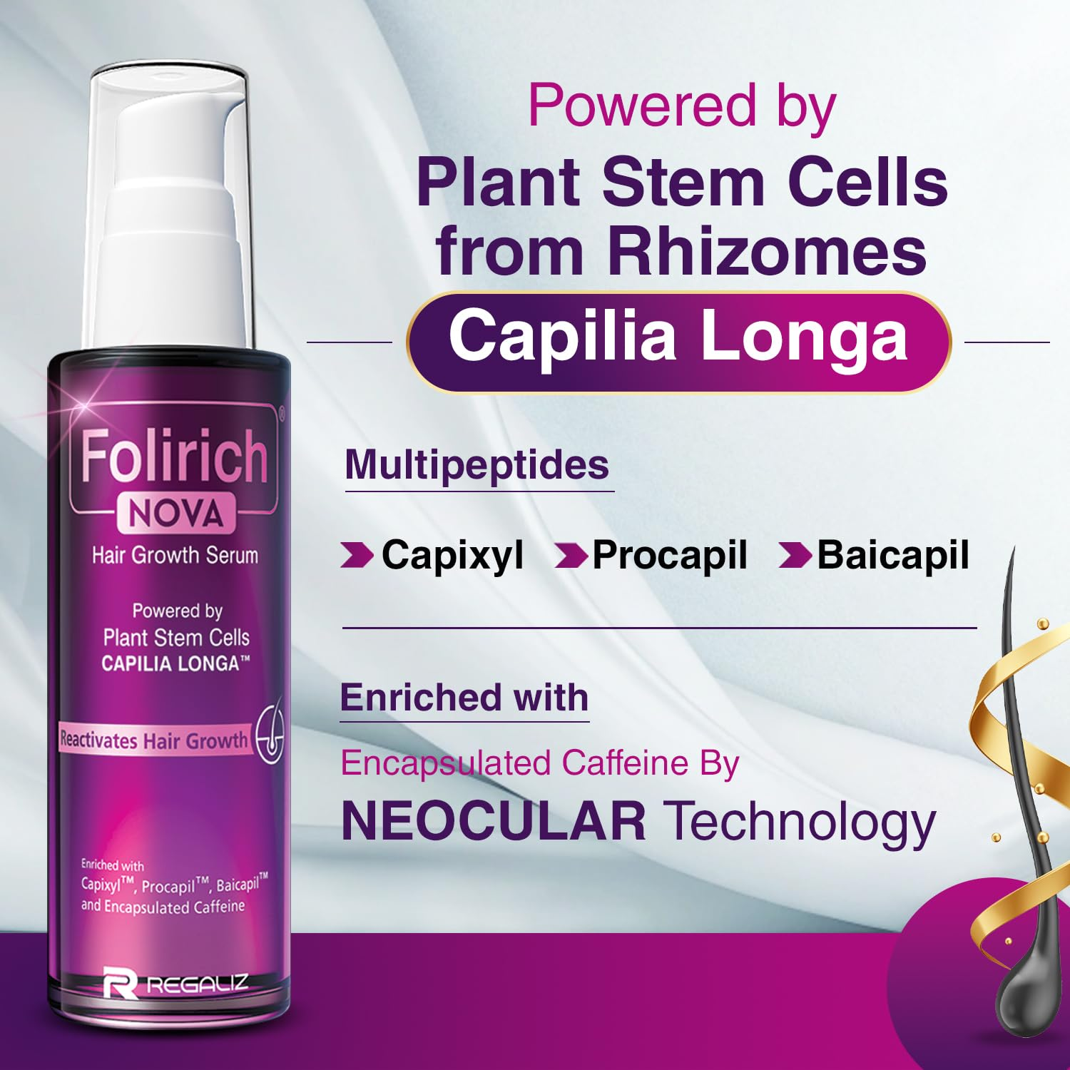 Regaliz Folirich Nova Hair Growth Serum