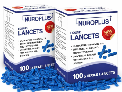 30G Round Blood Lancets – Pack of 200 Pcs