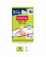 Babyhug Super Dry Pant Style Diaper Medium (M) Size