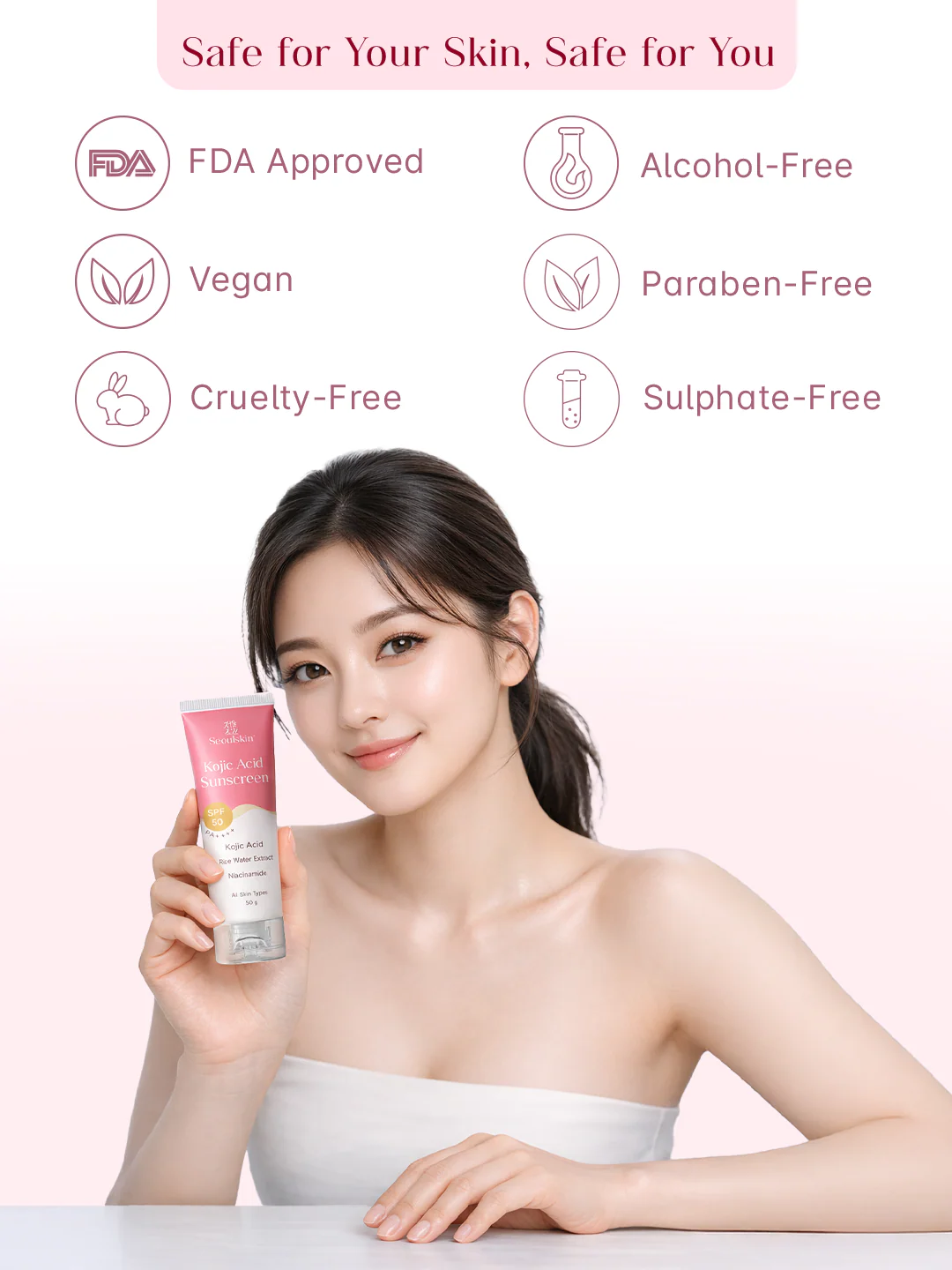 Seoulskin Kojic Acid Sunscreen SPF 50 PA++++ - Image 8