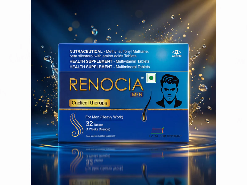 Renocia Men Hair Cyclical Therapy Nutraceutical Tablet For Men - Image 7