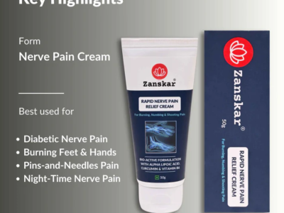 Rapid Nerve Pain Relief Cream