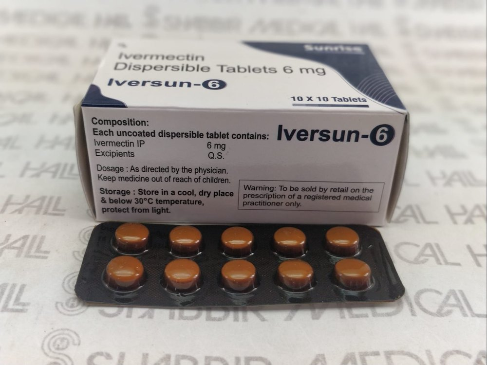 IVERSUN 6 - Ivermectin 6mg Tablets