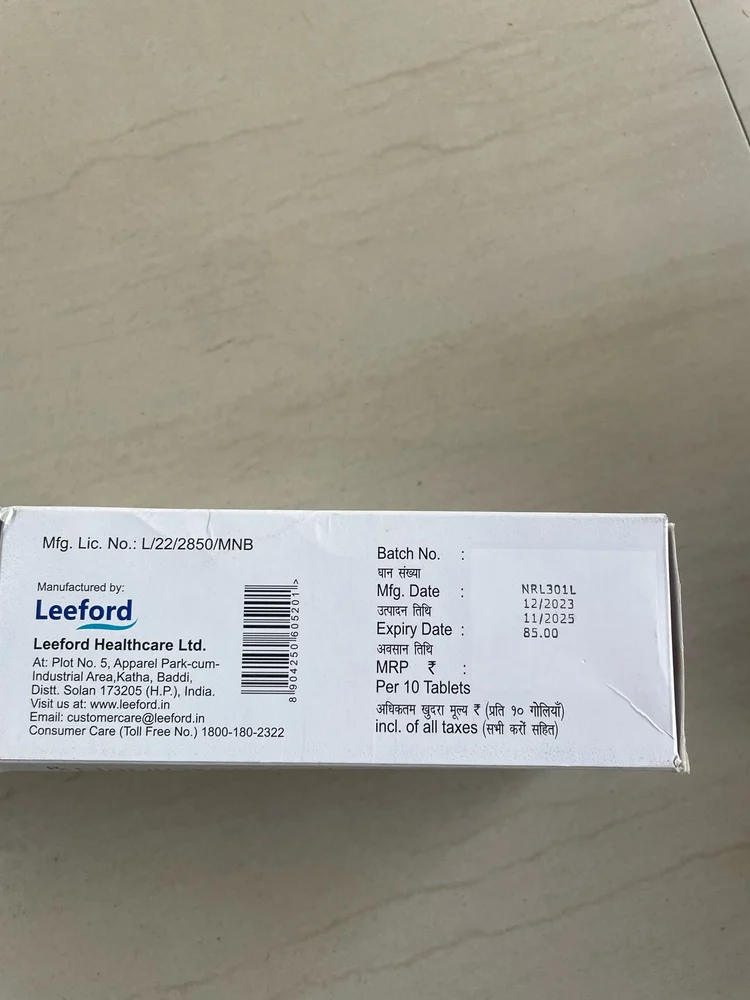 Naprowel Plus 250mg/10mg Tablet