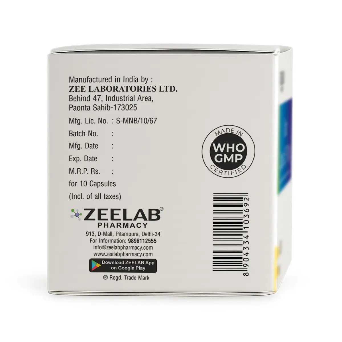 Zerobes 120 mg Capsule - Image 4
