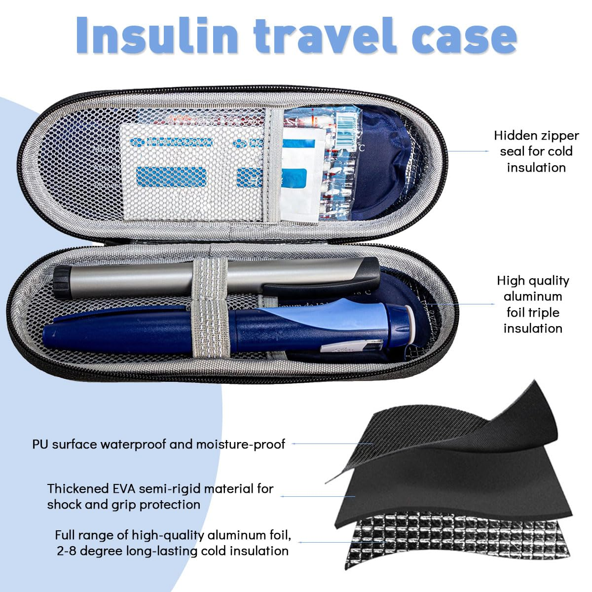 Insulin Travel Case Compact Portable Cold Storage Box - Image 6