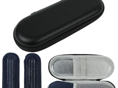 Insulin Cooler Travel Case Hard EVA Shell Insulin Travel Case Compact Portable Cold Storage Box