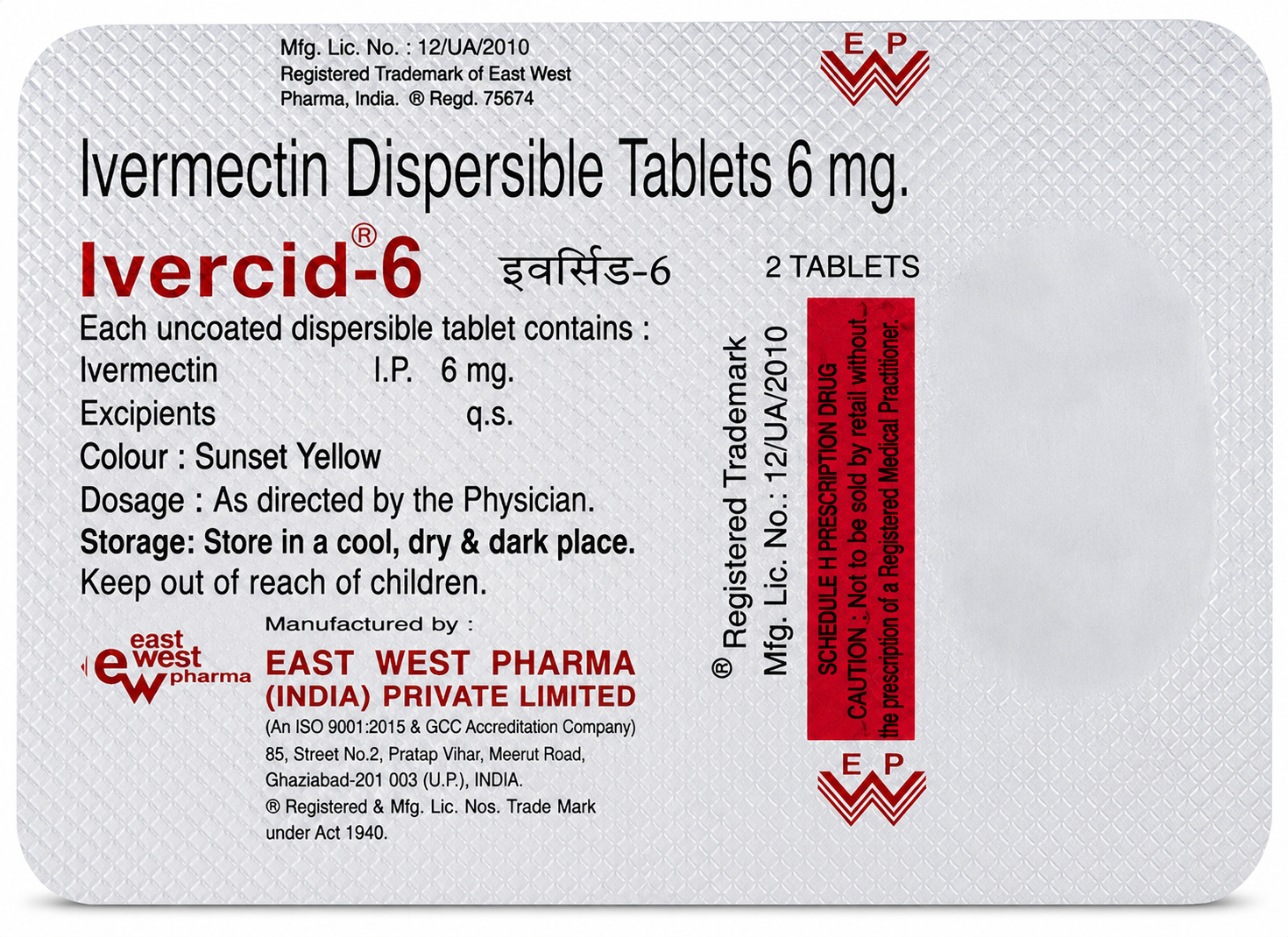 Ivercid 6mg Tablet - Image 2