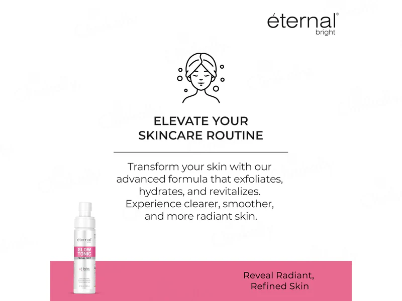Eternal Bright Glow Tonic Exfoliating Facial Toner Mist - Image 4