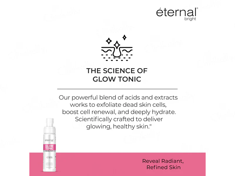 Eternal Bright Glow Tonic Exfoliating Facial Toner Mist - Image 5