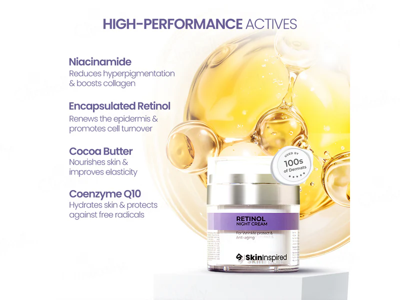 SkinInspired Retinol Anti-Aging Night Cream - Image 6