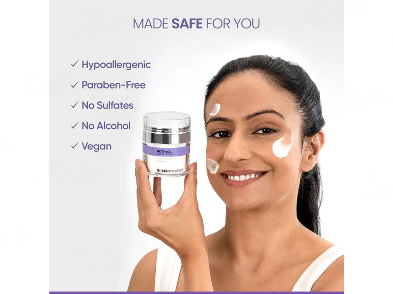 SkinInspired Retinol Anti-Aging Night Cream - Image 7