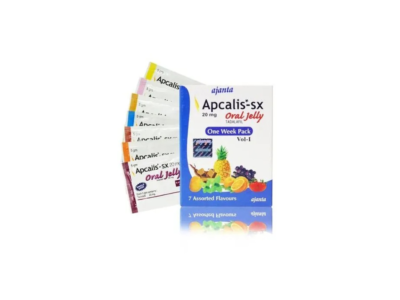 Apcalis Oral Jelly 20 mg single Tadalafil jelly sachet