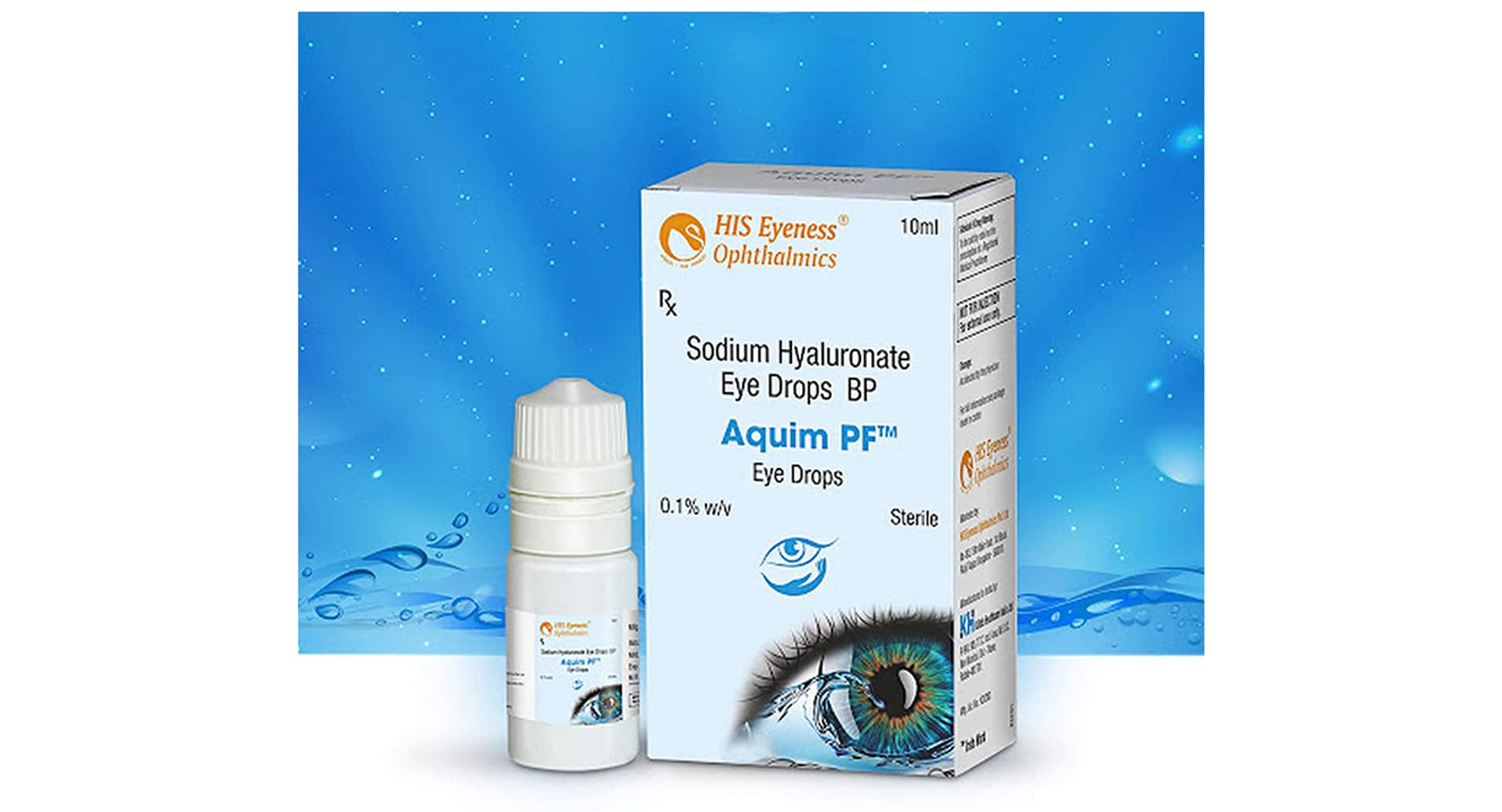 Aquim PF Eye Drops bottle