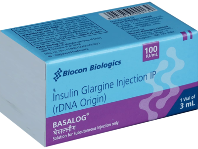 Basalog 100 IU/ml 3 ml vial box
