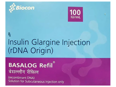Basalog Refill Insulin Glargine 100 IU/ml cartridge box