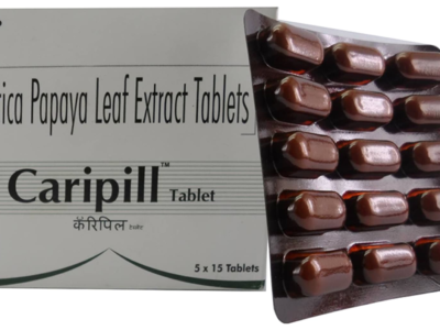 Caripill Tablet pack with blister strip of 15 tablets