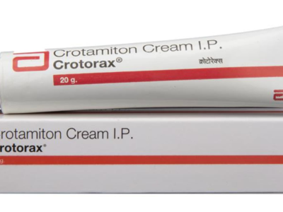 Crotorax Cream Crotamiton tube and box