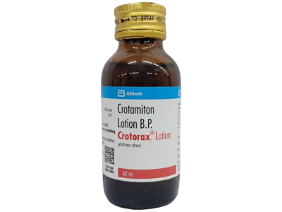 Crotorax Lotion Crotamiton bottle