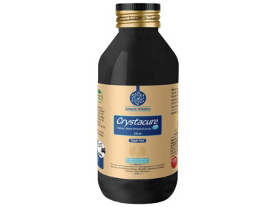 Crystacure SF ayurvedic kidney stone syrup by Solace Holistics pack shot
