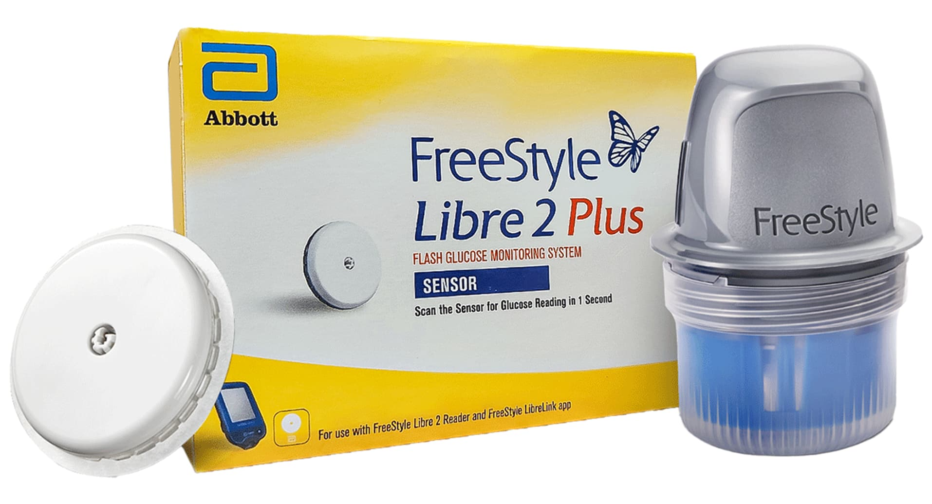 FreeStyle Libre 2 Plus Sensor and box