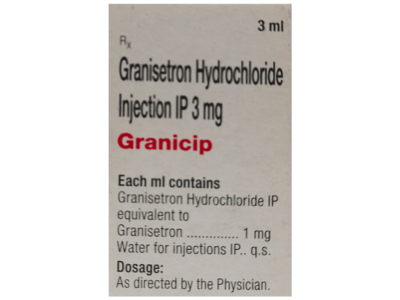 Granicip Injection composition Granisetron Hydrochloride 1mg per ml