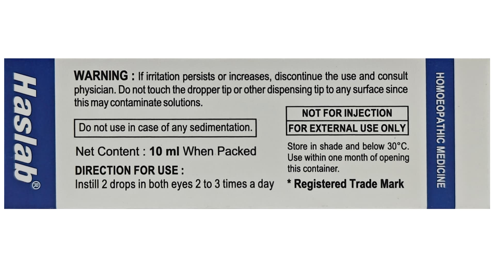 Haslab Mamira directions for use