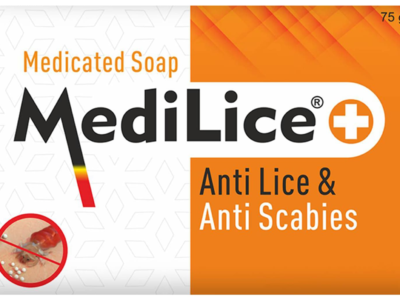 MediLice Plus Anti Lice and Anti Scabies medicated soap 75 g pack