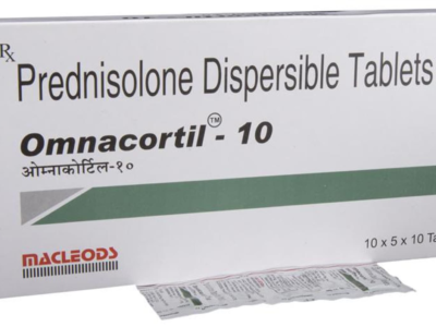 Omnacortil 10 Prednisolone Dispersible Tablet box