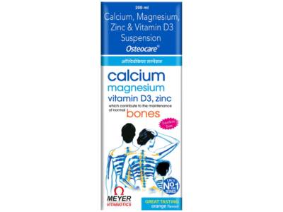 Osteocare Suspension 200 ml liquid calcium with magnesium, zinc and vitamin D3