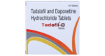 Tadafil D 10mg/30mg Tablet front pack of 4 tablets