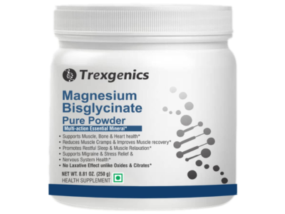 Trexgenics Magnesium Bisglycinate Pure Powder 250 g tub