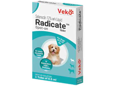 Veko Radicate Spot-On Solution carton for dogs 5-10 kg