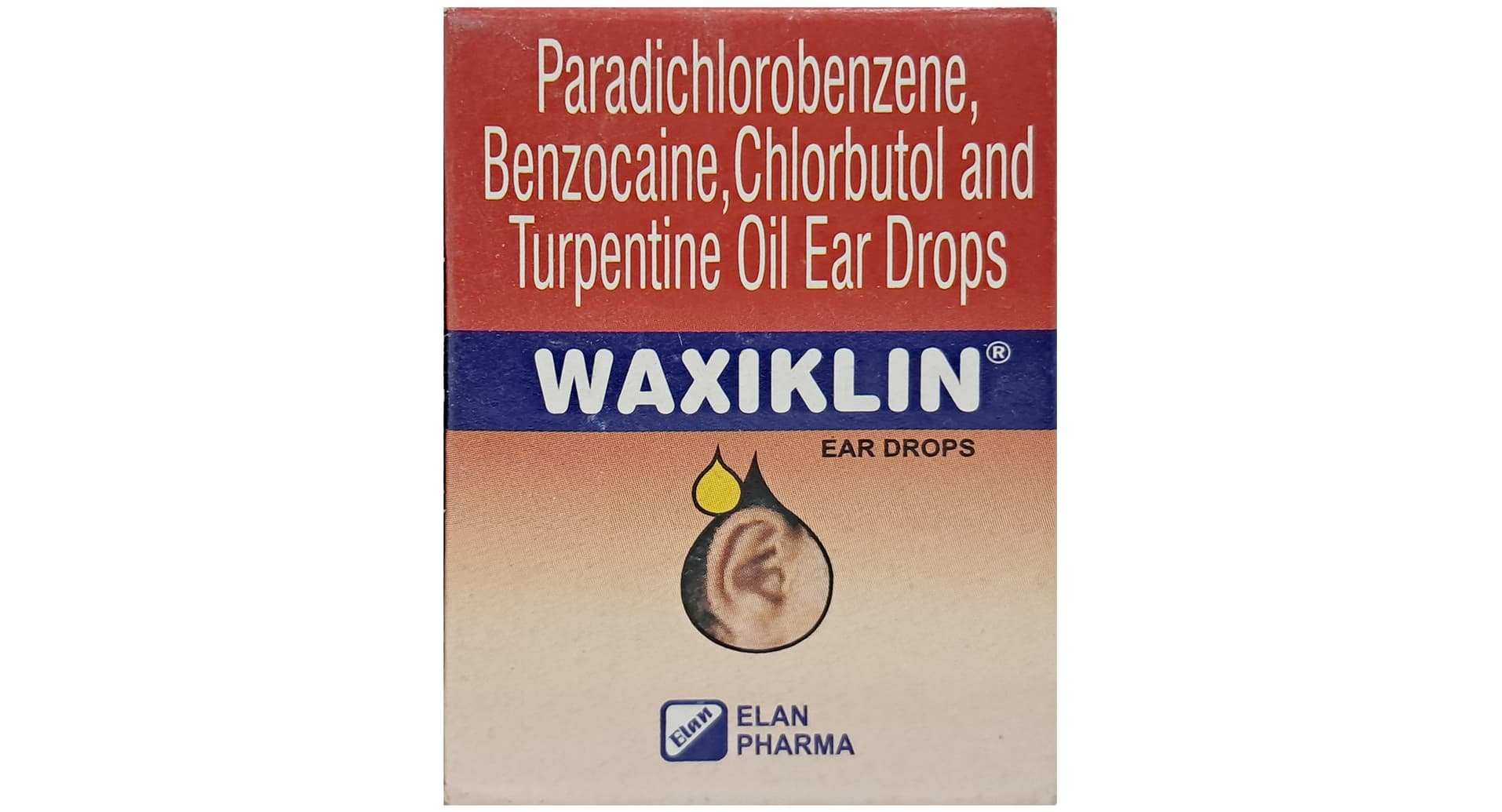 Waxiklin Ear Drops box front