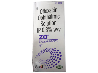 ZO Ofloxacin Eye Ear Drops box