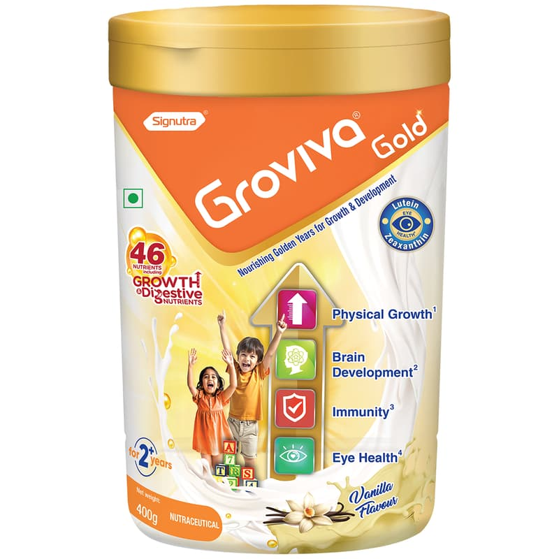 Groviva Gold Vanilla 2+ Years, 400 gm