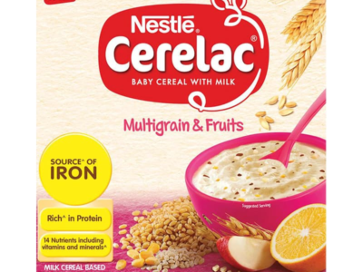 Nestle Cerelac Multigrain and Fruits Baby Cereal, 300 gm