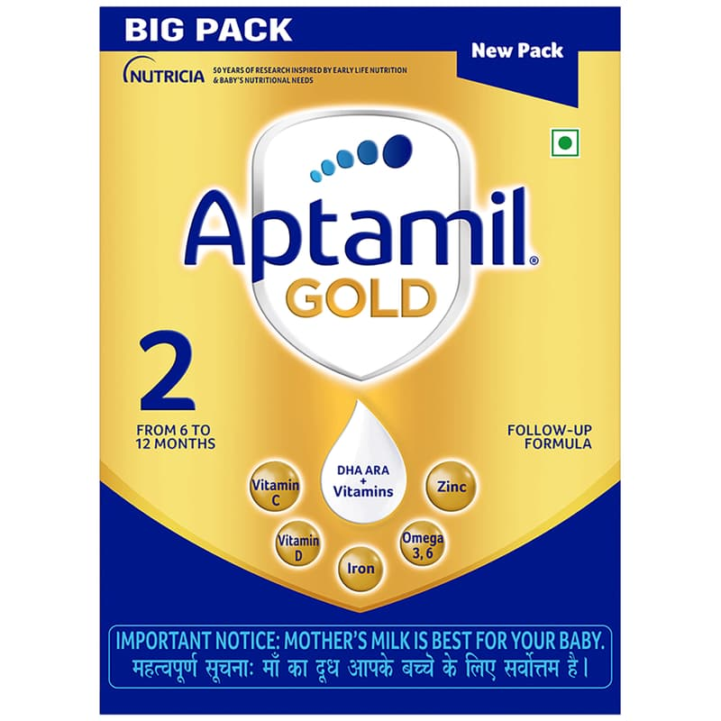 Aptamil Gold Stage 2 Infant Formula, 1.2 kg