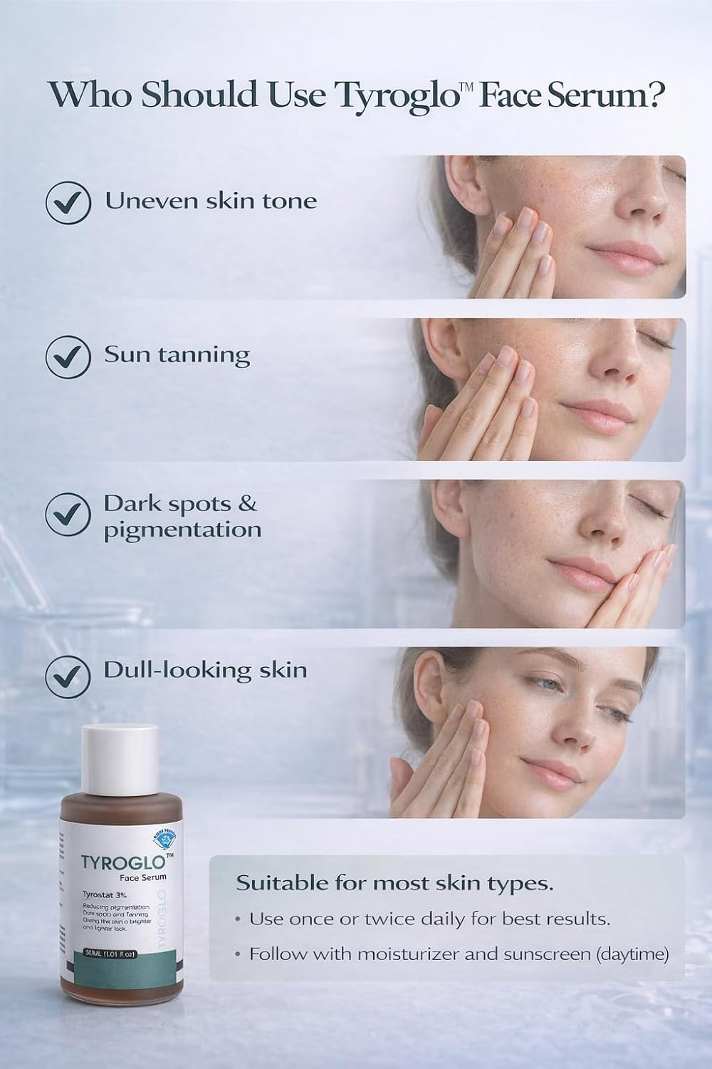 Face Serum with 3% Tyrostat - Image 7