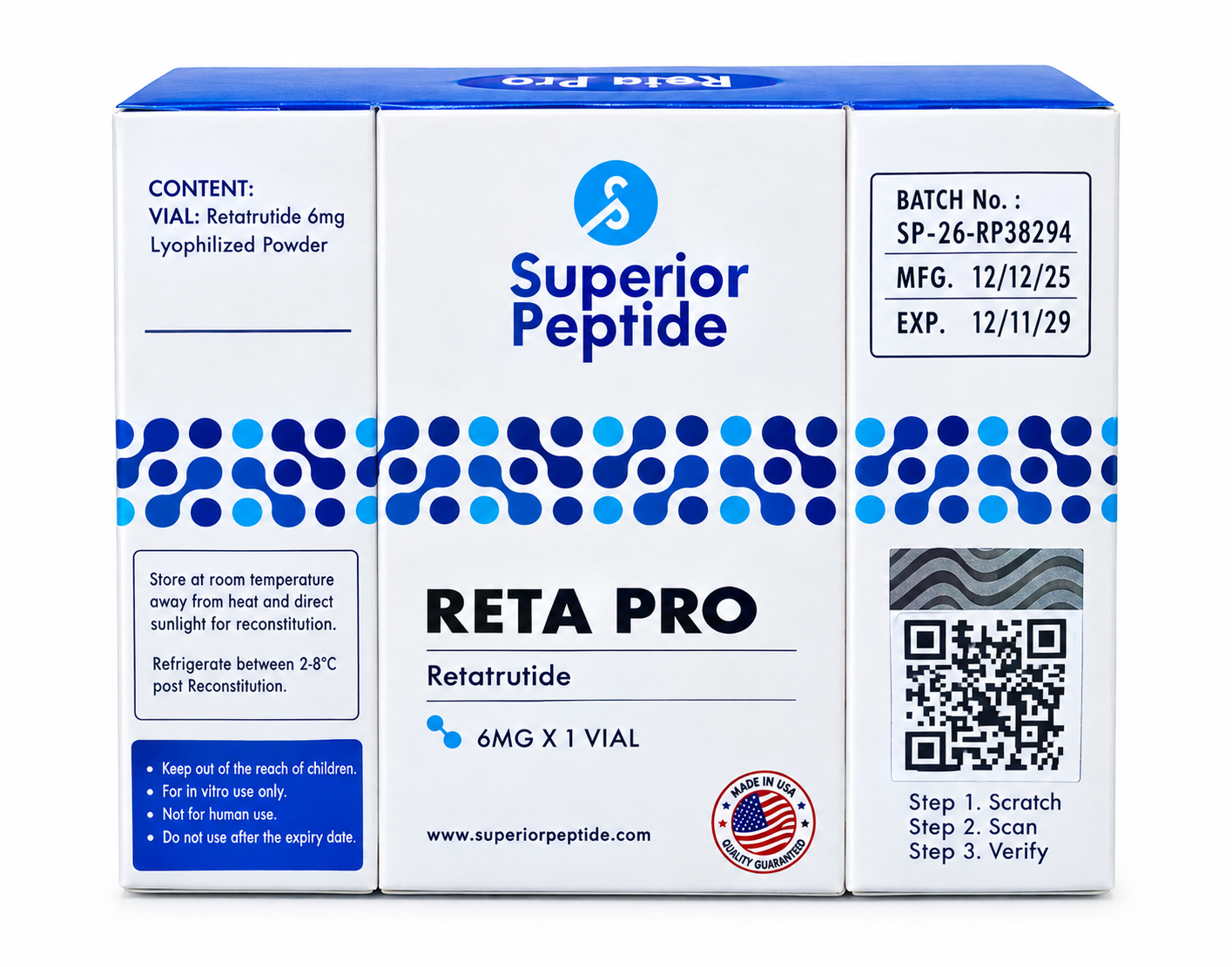 Reta Pro 6mg Retatrutide Injection - Image 2