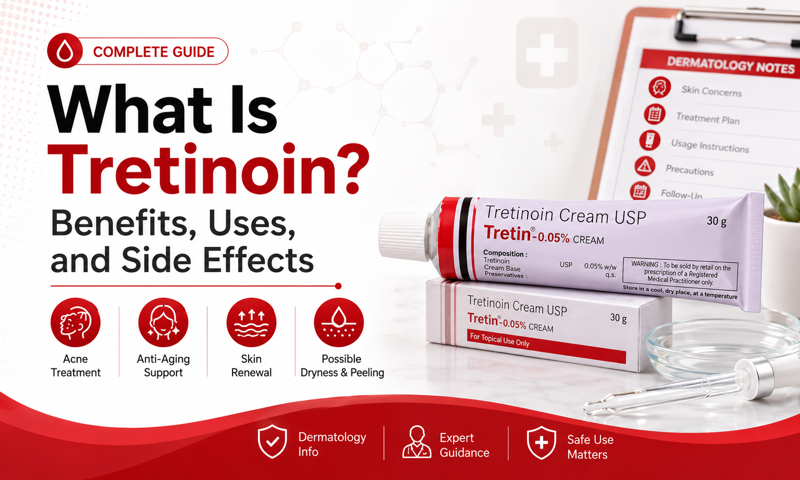 What Is Tretinoin? Benefits, Uses, and Side Effects