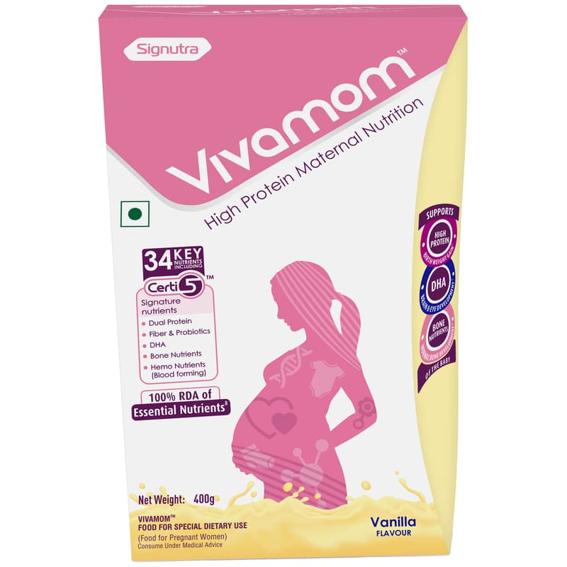 Vivamom High Protein Maternal Nutrition Vanilla, 400 gm