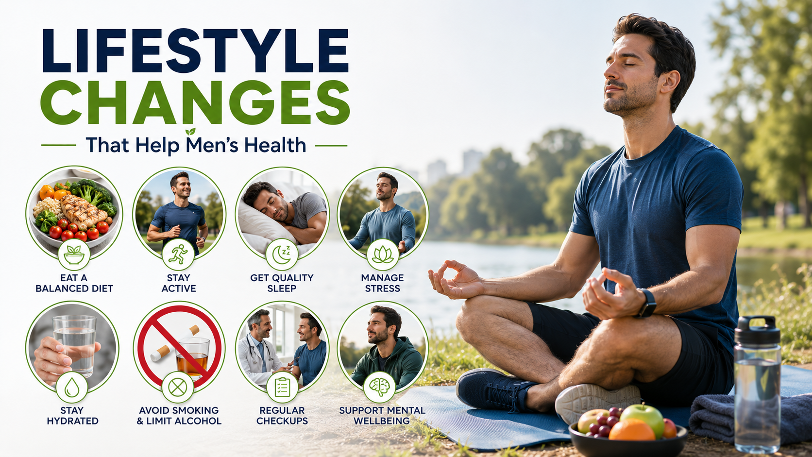 Lifestyle changes that help men's sexual health