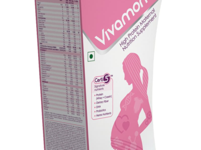 Vivamom High Protein Maternal Supplement Kesar Badam, 400 gm