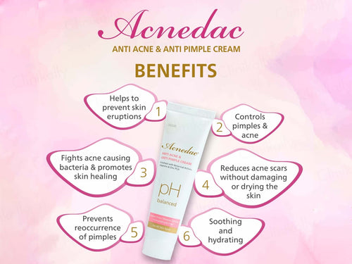 Acnedac pH Balanced Anti-Acne & Anti-Pimple Cream - Image 3